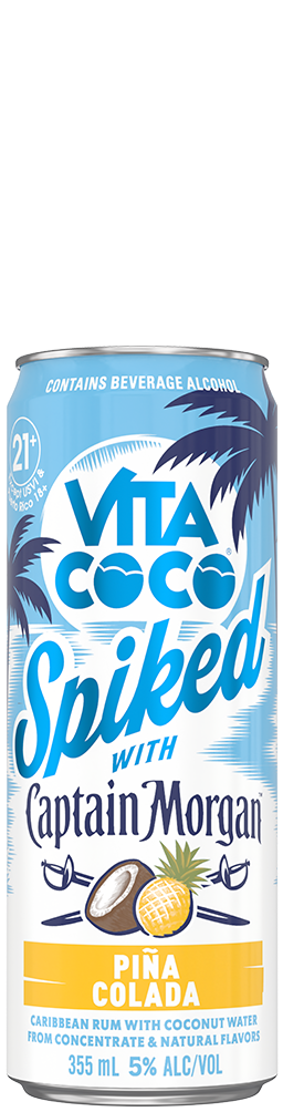 VITA COCO SPIKED WITH CAPTAIN MORGAN PINA COLADA Image